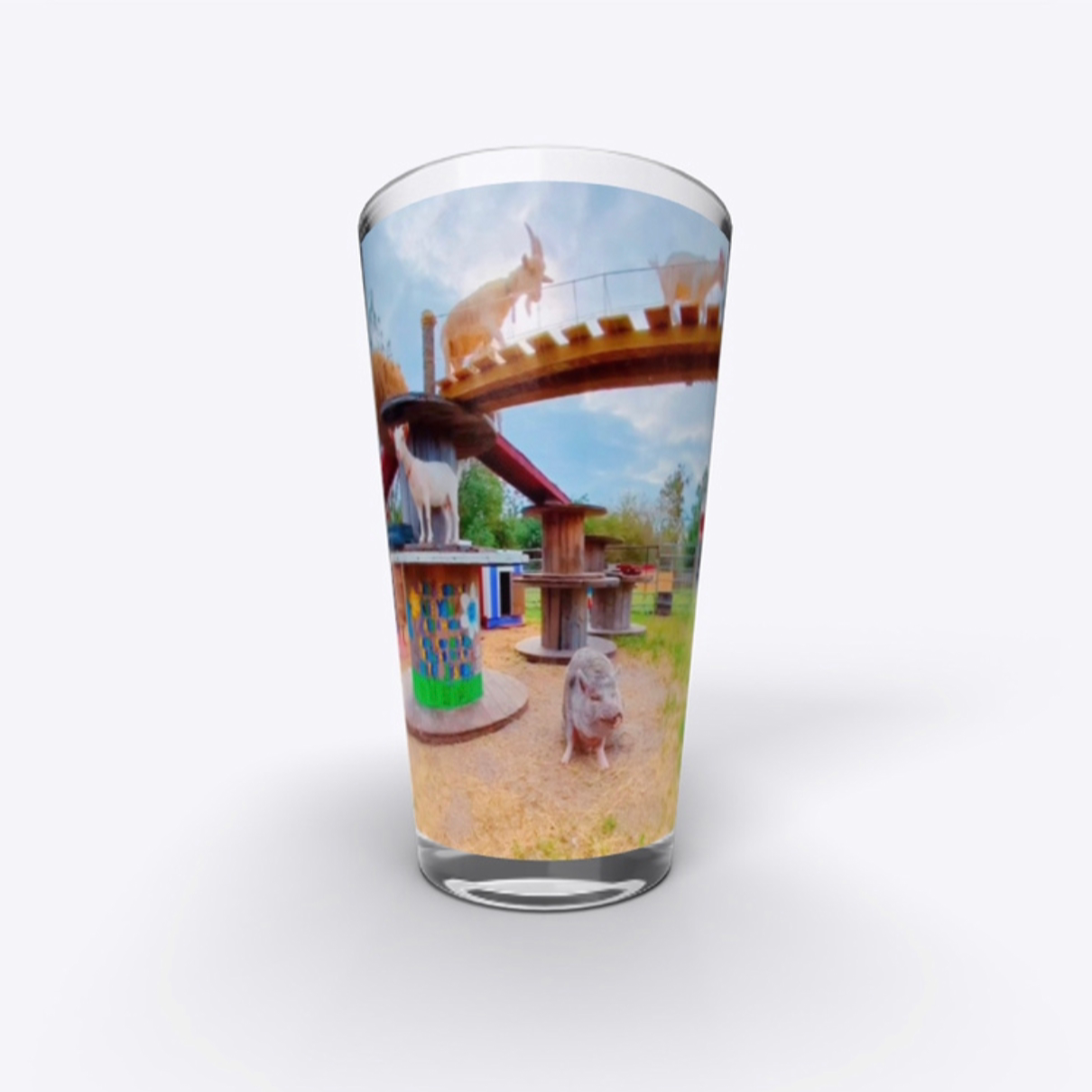Playground Scenery Pint Glass